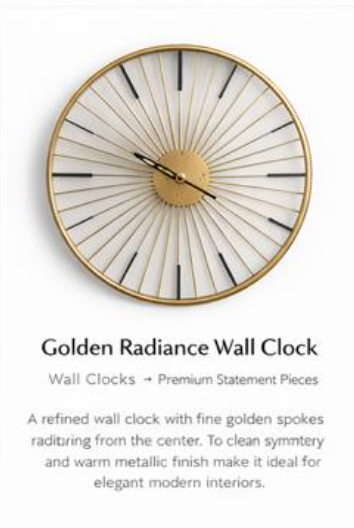 Luxury Wall Clock