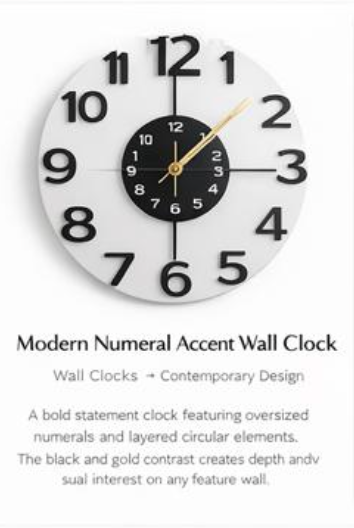 Luxury Wall Clock
