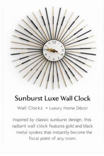 Luxury Wall Clock